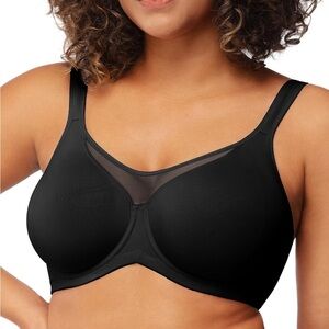 HSIA Black Minimizer Women's Bra (34DD) NEVER WORN